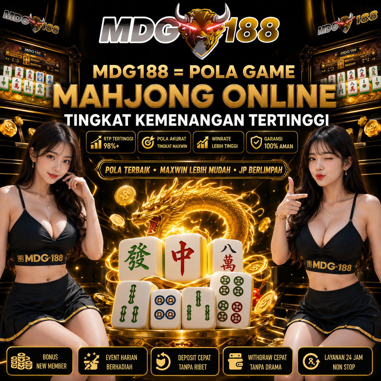 MDG188 = Pola Game Mahjong Online Tingkat Kemenangan Tertinggi
