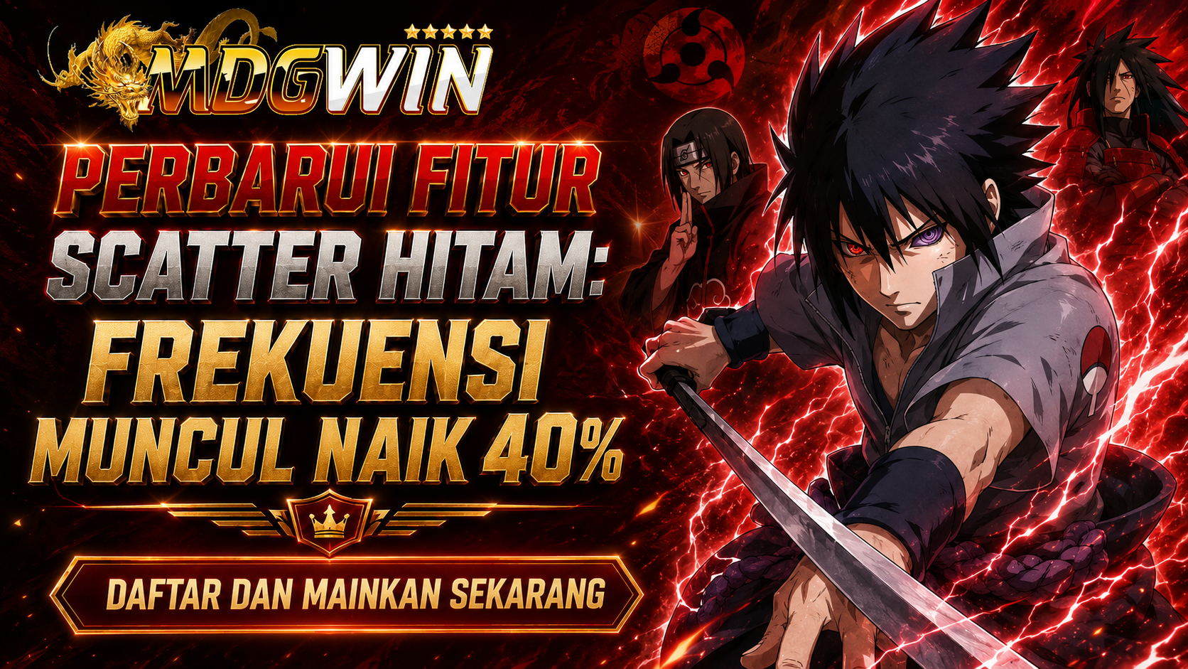 Ilustrasi pembaruan Scatter Hitam MDGWIN