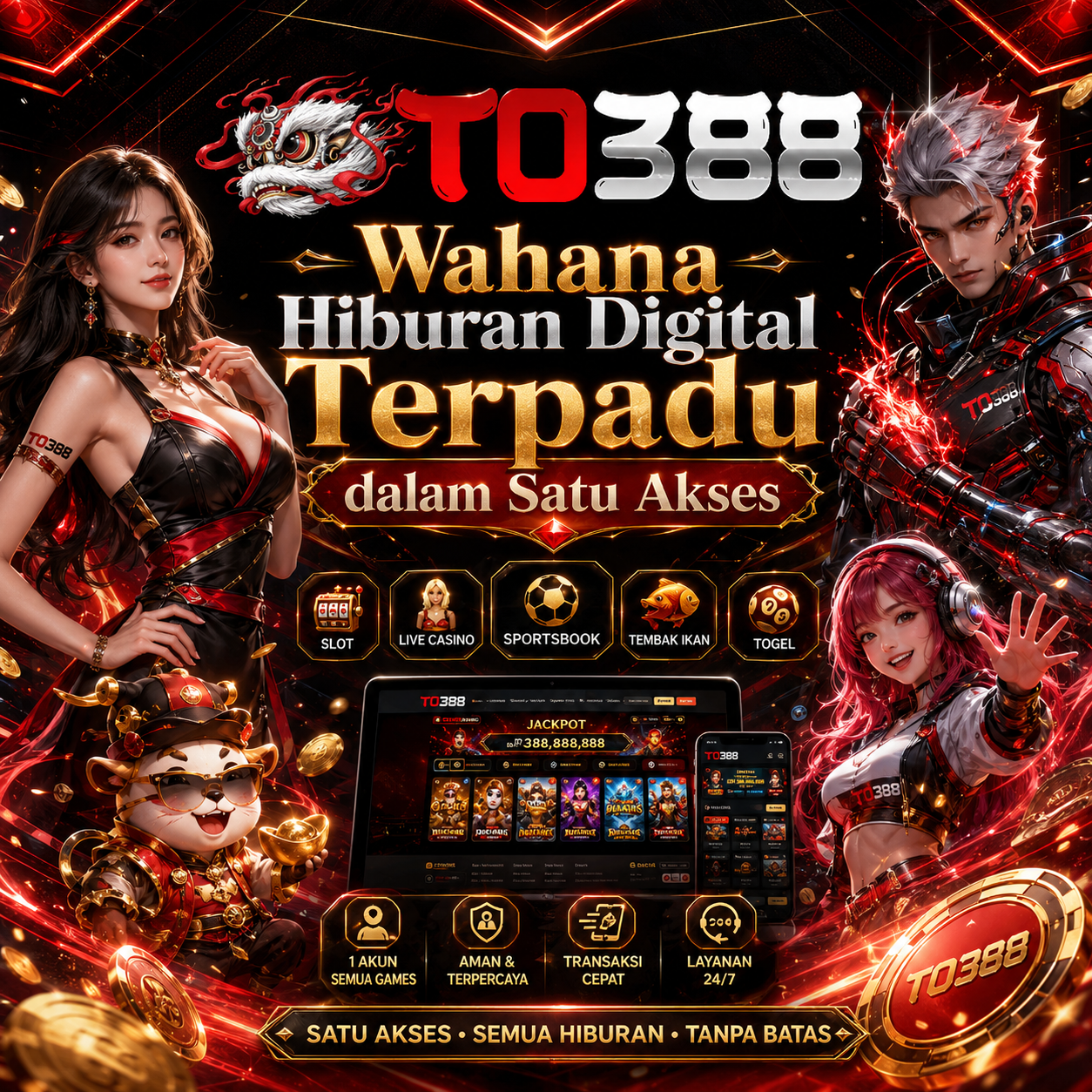 TO388 $ Wahana Hiburan Digital Terpadu dalam Satu Akses