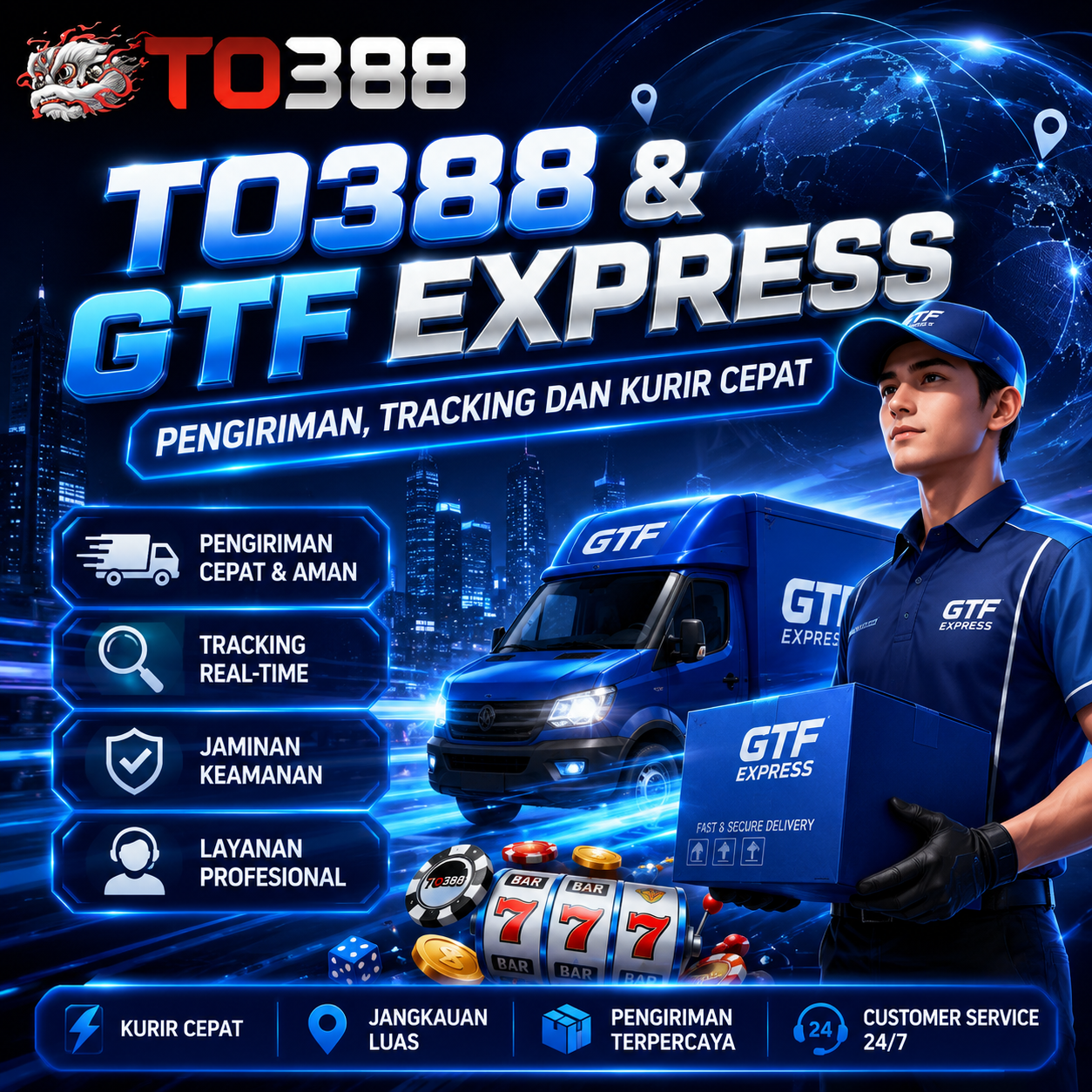 TO388 ✈️ Agen GTF Express Pengiriman, Tracking dan Kurir Cepat