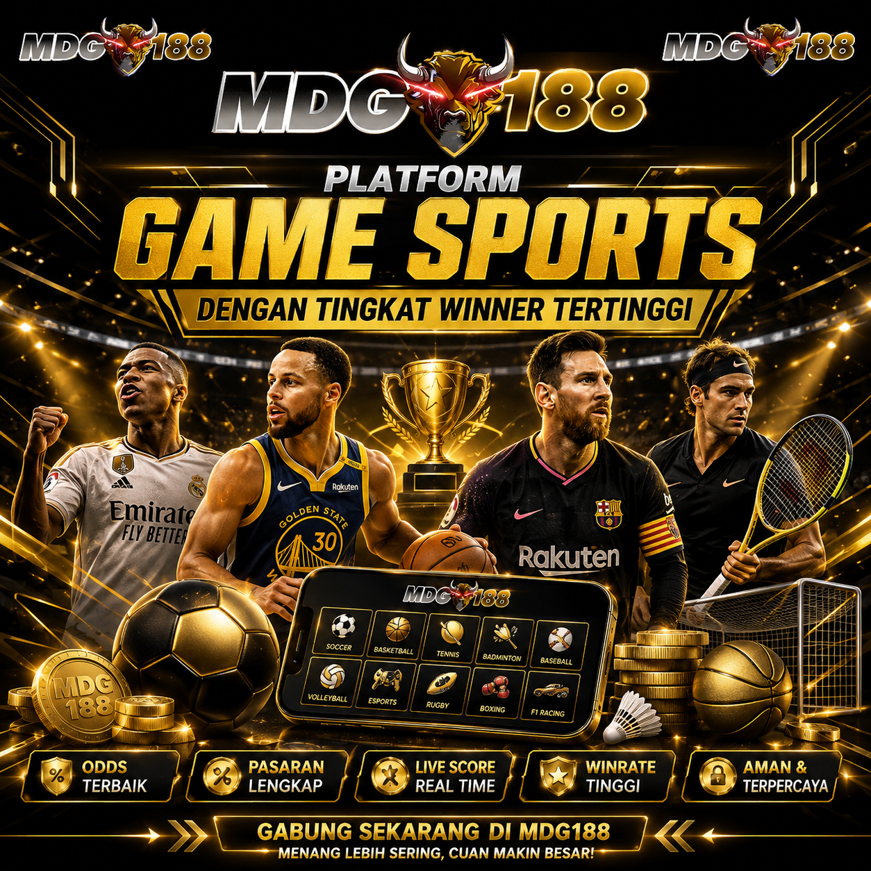 MDG188 | Platform Game Sports Dengan Tingkat Winner Tertinggi