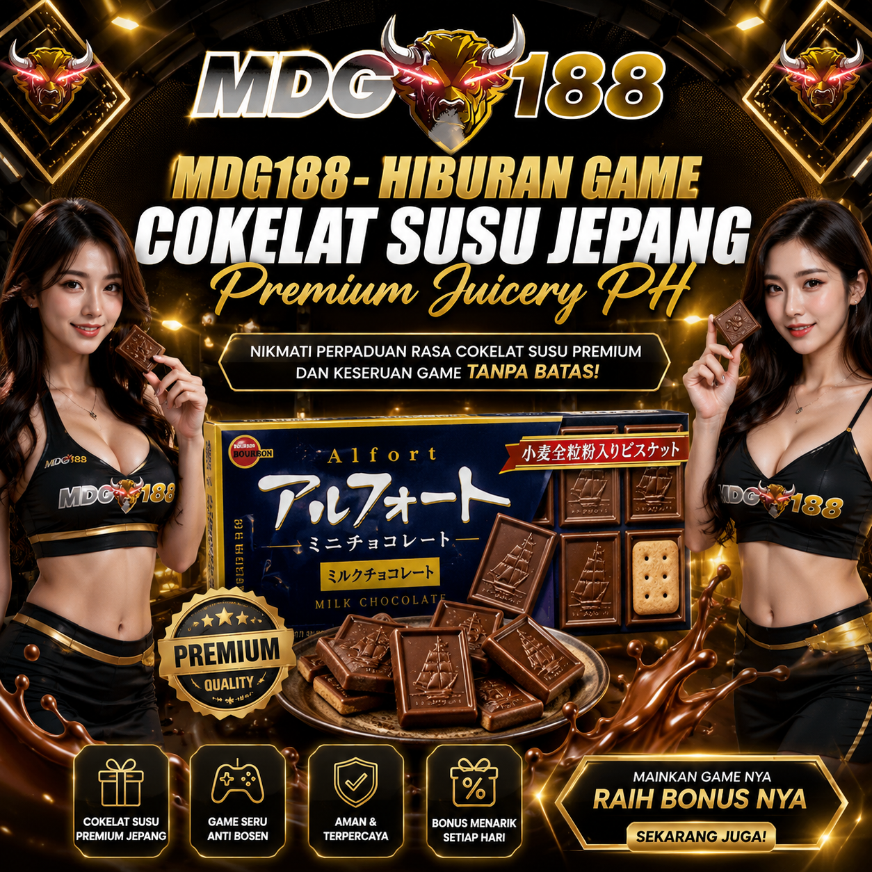 MDG188 : Hiburan Game Cokelat Susu Jepang Premium Juicery PH
