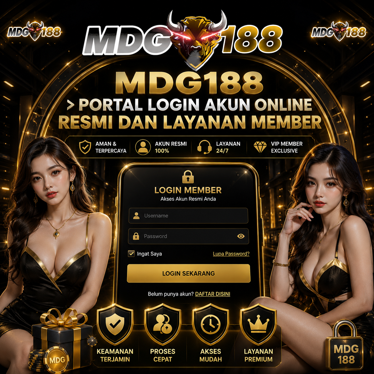 Banner MDG188 Official Resmi