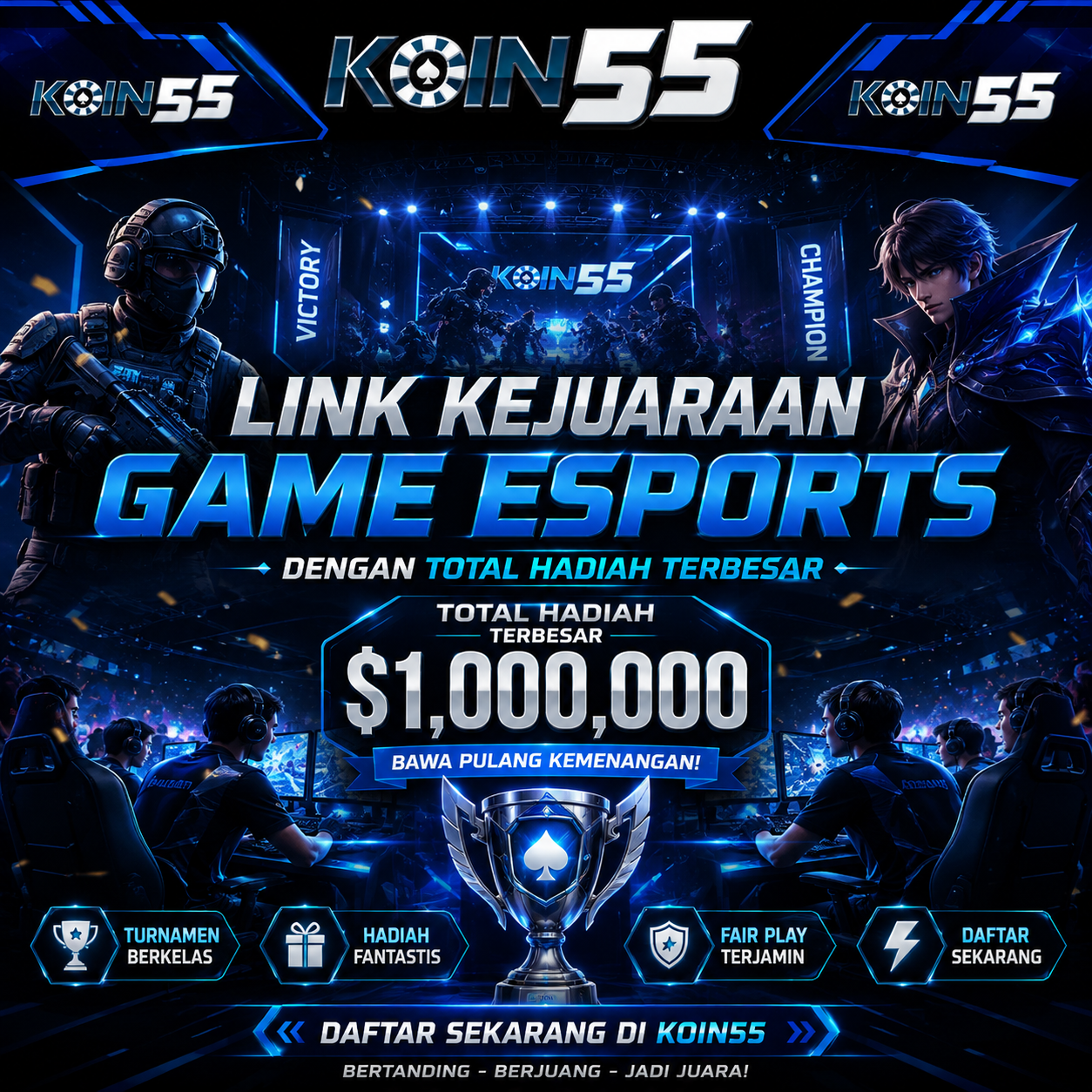 KOIN55 Link Kejuaraan Esports