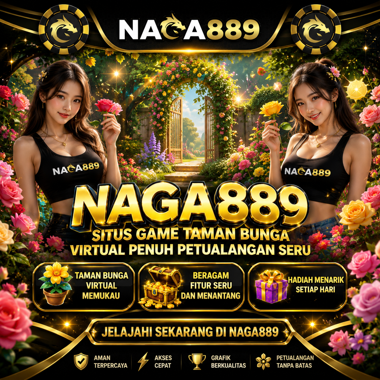 NAGA889 | Situs Game Taman Bunga Virtual Penuh Petualangan Seru