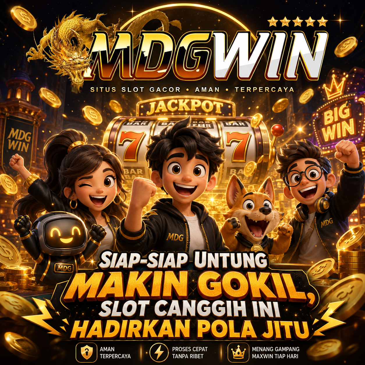 MDGWIN Siap-Siap Untung Makin Gokil, Slot Canggih Ini Hadirkan Pola Jitu
