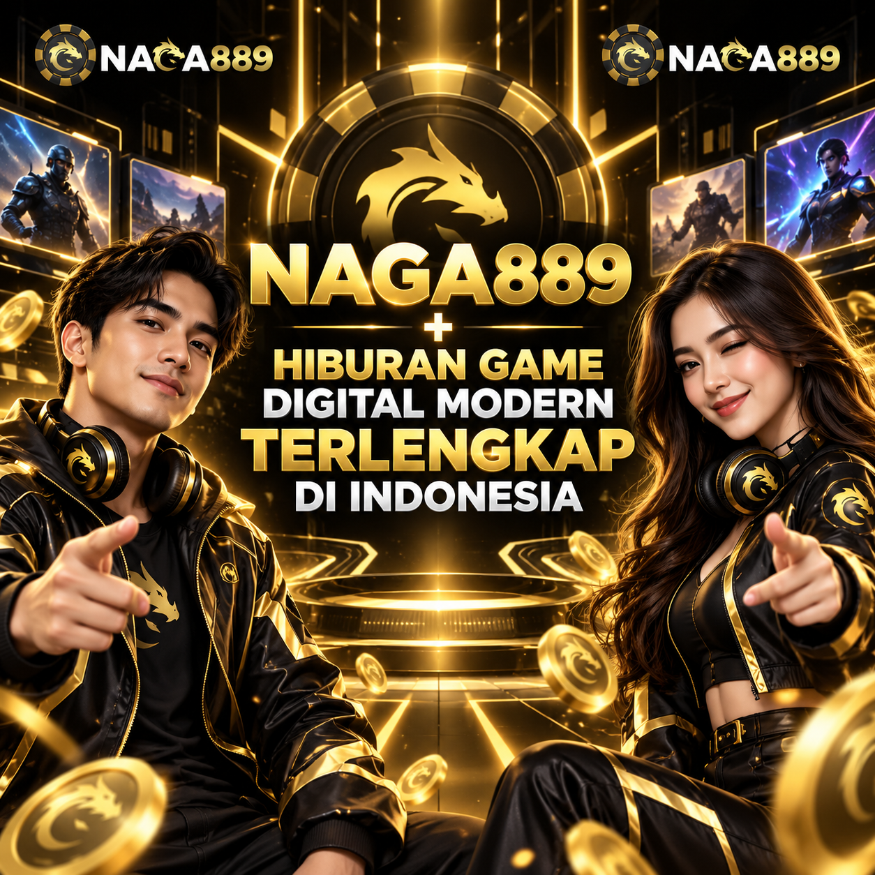 Thumbnail 1 of 3, Poster, NAGA889 + Hiburan Game Digital Modern Terlengkap Di Indonesia designed and sold by NAGA889.
