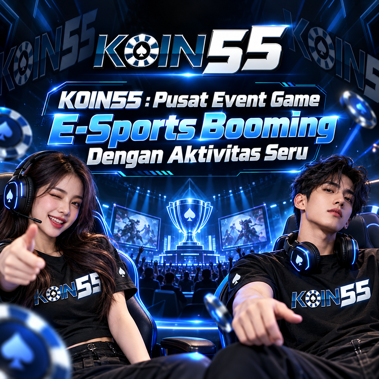 KOIN55 : Pusat Event Game E-Sports Booming Dengan Aktivitas Seru